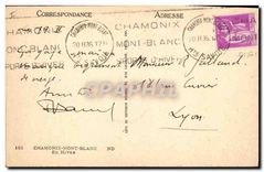 CPA Chamonix Mont Blanc en Hiver