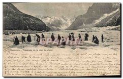 CPA Chamonix Traversee de la mer de glace