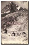 CPA Chamonix Glacier des Bossons et l'Aiguille du Midi