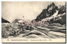 CPA Chamonix Mont Blanc Traversee de la Mer de Glace