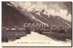 CPA Chamonix l'Arve et le Mont Blanc