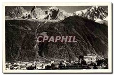 CPA Chamonix Mont Blanc et la Chaine des Aiguillles