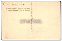 CPA Chamonix Mont Blanc (Hte Savoie) La Mer de Glace vue de l'Hote du Montenvers