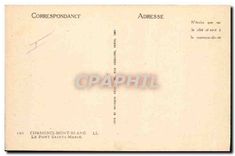 CPA Chamonix Mont Blanc Le Pont Sainte Marie