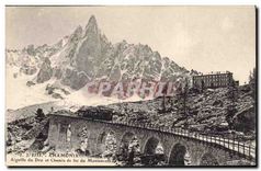 CPA Chamonix Aiguille du Dru et Chemin de fer duMontenvers
