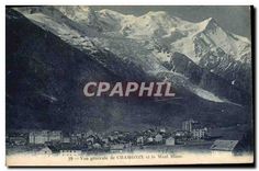 CPA Vue generael de Chamonix et le Mont Blanc