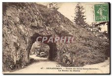 CPA Les Vosges Pittoresques Gerardmer Route de Gerardmer Munster La Roche du Diable