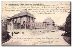 CPA Bordeaux Les Serres du Jardins Publics