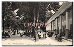CPA Contrexeville Le Parc et le Colonnade des Sources