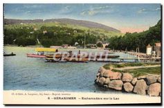 CPA Gerardmer Embarcadere sur le Lac