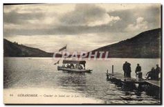 CPA Gerardmer Coucher de Soleil sur le Lac