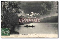 CPA Gerardmer Coucher de Soleil sur le Lac
