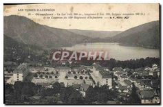 CPA Les Vosgues Illustrees Gerardmer Le Lac (alt 660 m longueur 2 km largeur moyenne 900 m) et les C