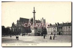 CPA Nantes La Place Louis XVI