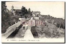 CPA Langres Les Remparts