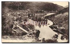 CPA Besancon Les Bains Vallee de Casamene Ile Malpas
