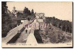 CPA Langres Les Remparts