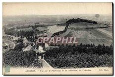 CPA Langres Vue sur le Faubourg de la Colliniere les Fourches