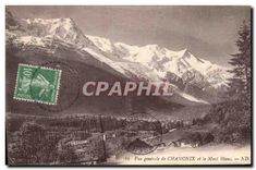 CPA Vue generale de Chamonix et le Mont Blanc