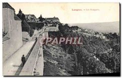CPA Langres Les Remparts