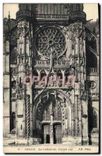 CPA Senlis (Oise) Cathedrale Portail sud