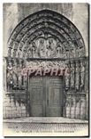 CPA Senlis (Oise) Cathedrale entree Principale