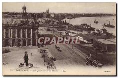 CPA Bordeaux Les Quais vus de la Douane