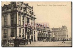 CPA Bordeaux Gare Saint Jean (depart)