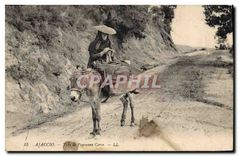 CPA Ajaccio Type de Paysanne Corse Folklore