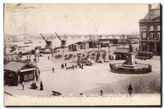 CPA Bordeaux La Place Richelieu Monument Carnot et le pont