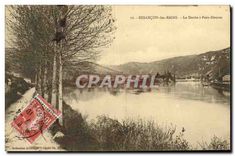 CPA Besancon les Bains Le Doubs a Port Bouvot