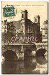 CPA Besancon les Bains Pont de Battant et Tours de la Madeleine