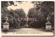 CPA Besancon les Bains Promenade Chamars
