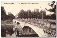 CPA Besancon Pont de la Republique