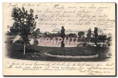 CPA Montpellier Le Nouveau Jardin et les Casernes du Genie