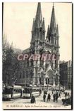 CPA Marseille Eglise St Vincent de Paul Les Reformes Tramway