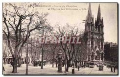 CPA Marseille Cours du Chapitre et l'Eglise des Reformes