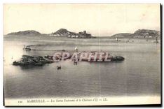 CPA Marseille Les Ilettes Endoume et le Chateau d'If