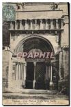 CPA Tarascon Porte de l'Eglise Sainte Marthe