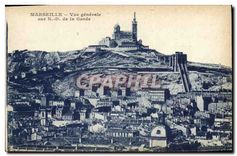 CPA Marseille vue generale sur N d de la Garde 