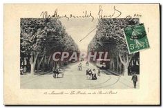 CPA Marseille le Prado vu du Rond Point  Tramway