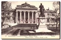 CPA Marseille le Palais de Justice statue de Berryer 
