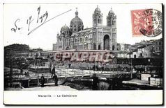 CPA Marseille la Cathedrale 