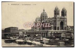 CPA Marseille la Cathedrale 