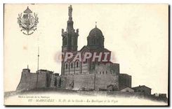 CPA Marseille N D de la Garde la Basilique et la Vigie 