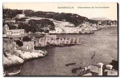 CPA Marseille Panorama de la Corniche 