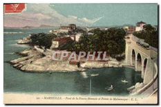 CPA Marseille Pont de la Fausse Monnaie et Rointe de Malmousque 
