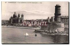 CPA Marseille La Cathedrale et le Saint Jean 