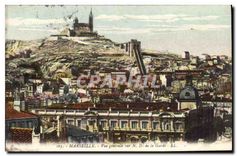 CPA Marseille vue generale sur N D de la Garde 