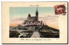 CPA Marseille Notre Dame de la Garde cote nord 